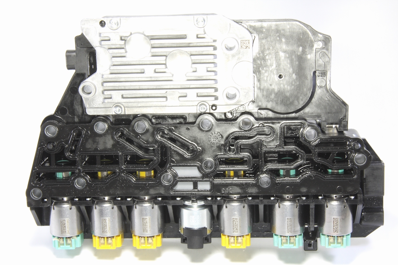 Плата соленоидов (клапан регулировки, электромагнитный с корпусом и блоком управления трансмиссией) . (Solenoid Connection Plate) 6T40H-440-420